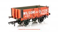 OR76MW4003 Oxford Rail 4 Plank Open Wagon number B127 - Wilsons & Clyde Netherburn